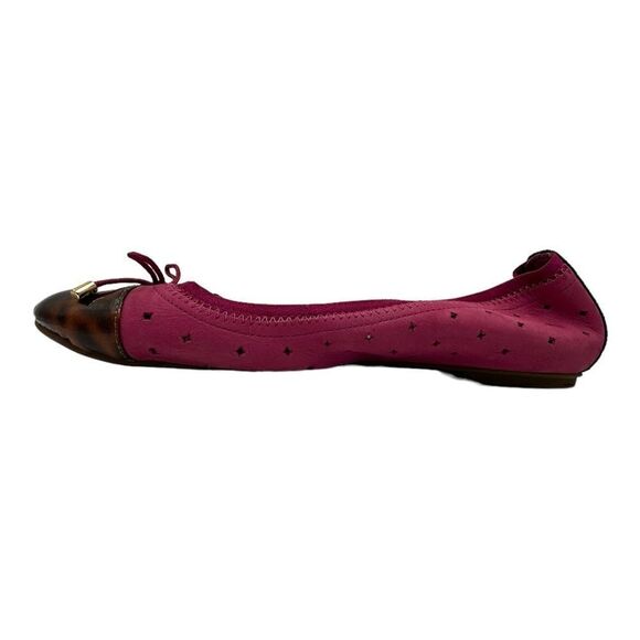 Clark’s Ballet Flats Pink & Cheetah toes Womens Size 7 - Picture 6 of 10